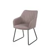modern fabric pu leather metal dining chair DC-1739