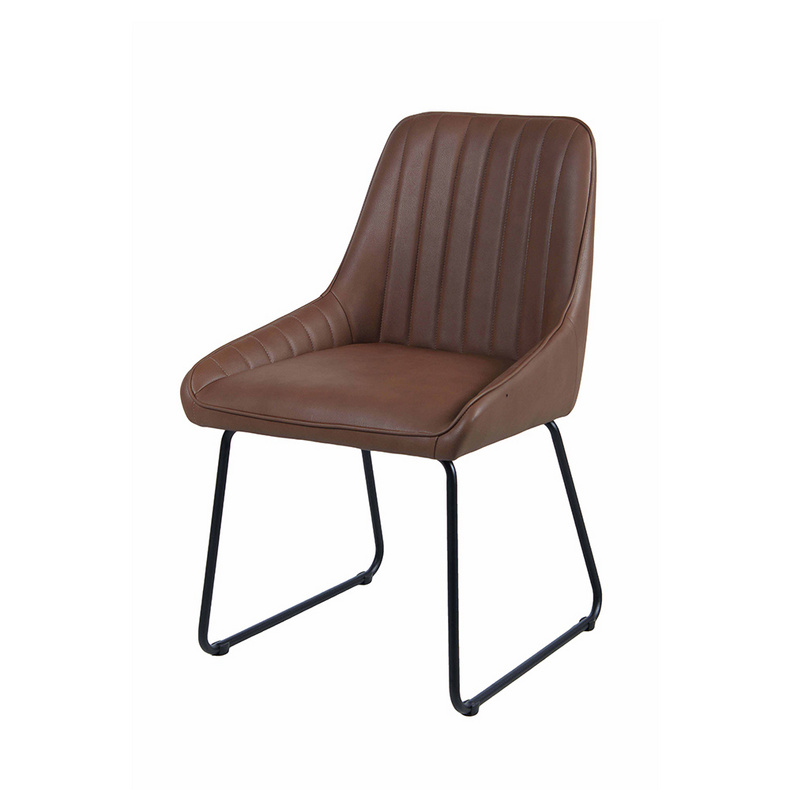 modern pu leather metal dining chair DC-1758