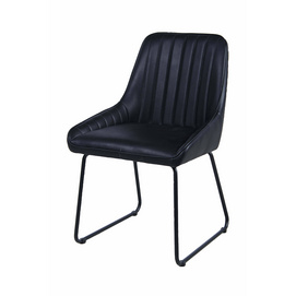 modern pu leather metal dining chair DC-1758