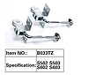 Sofa hardware headrest hinge