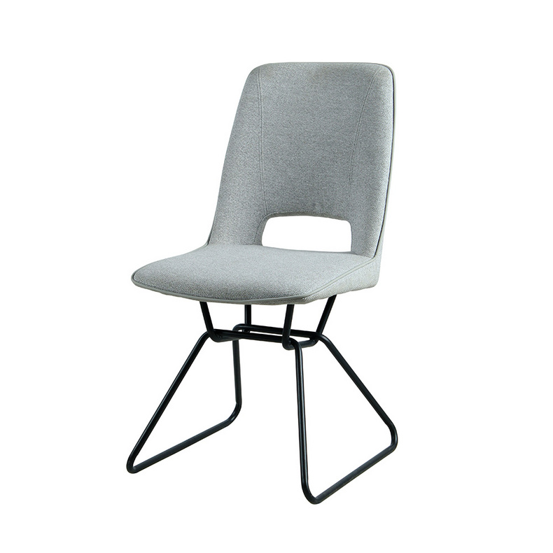 modern fabric pu leather metal dining chair DC-1735