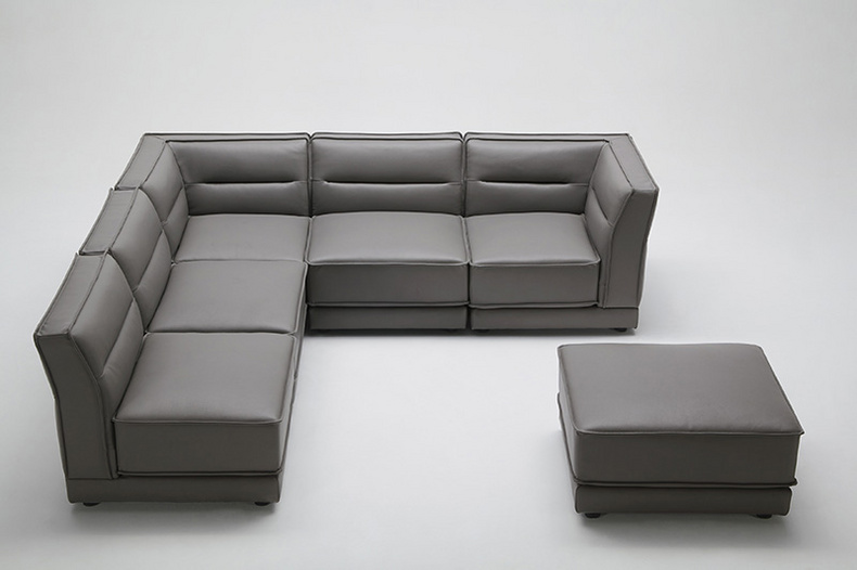 air-leather modular sofa