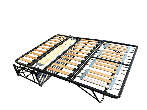 Foldable sofa bed mechanism