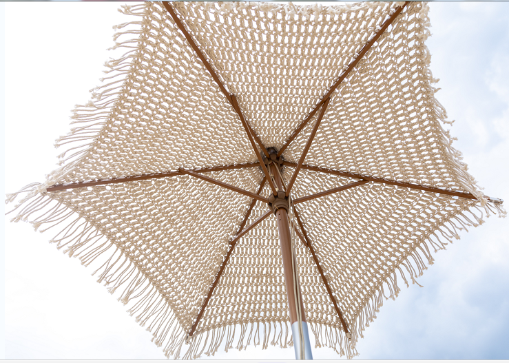 Wooden Knitted Umbrella