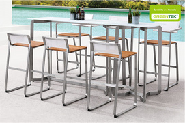 Stainless Steel Hotel Bar Set