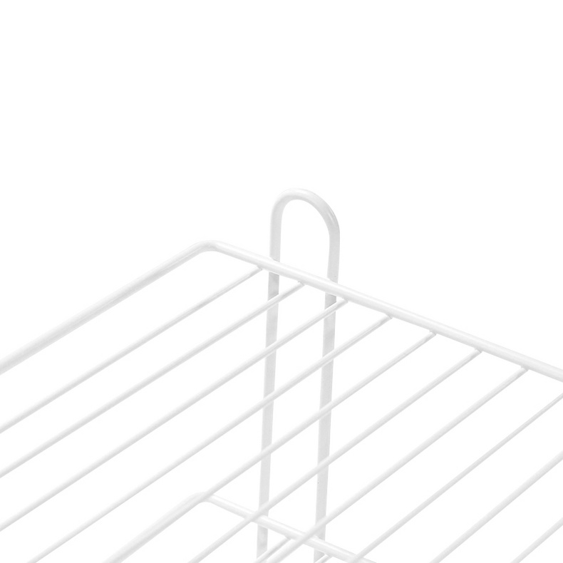 Shower display holder rack 3-tier metal wire kitchen corner storage shelf