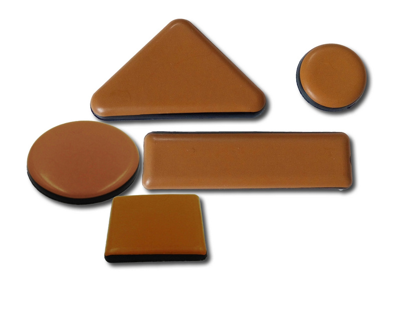 durable adhesive PTFE sliders chair glides for tile floors