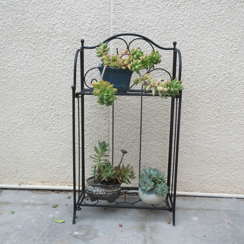 Metal Plant Pot Flower Stand Home Shelf