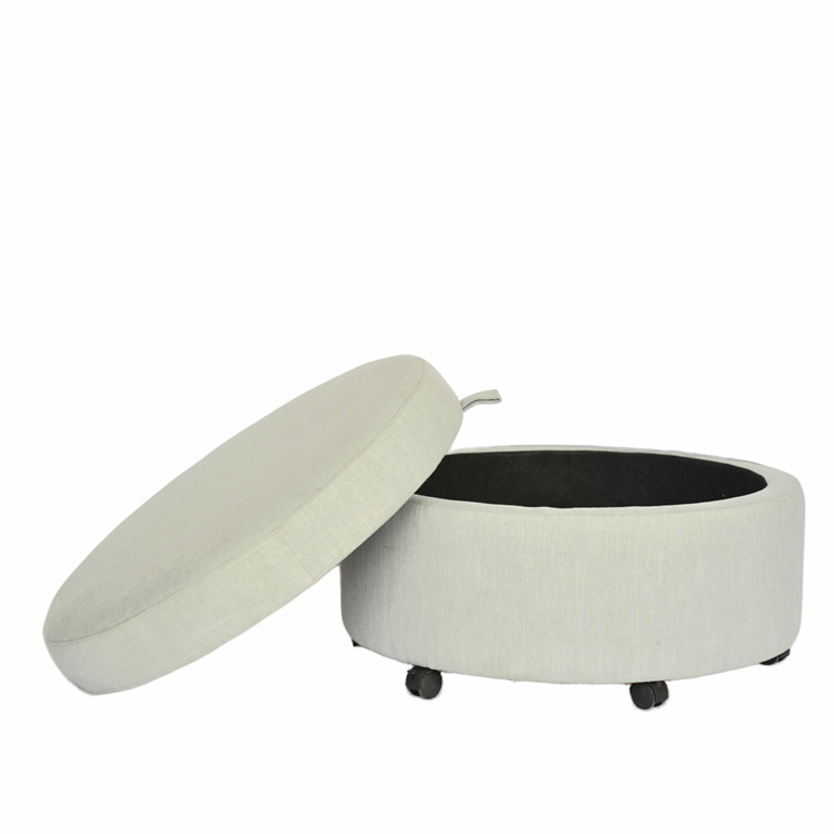 2020 new design storage ottoman with castor