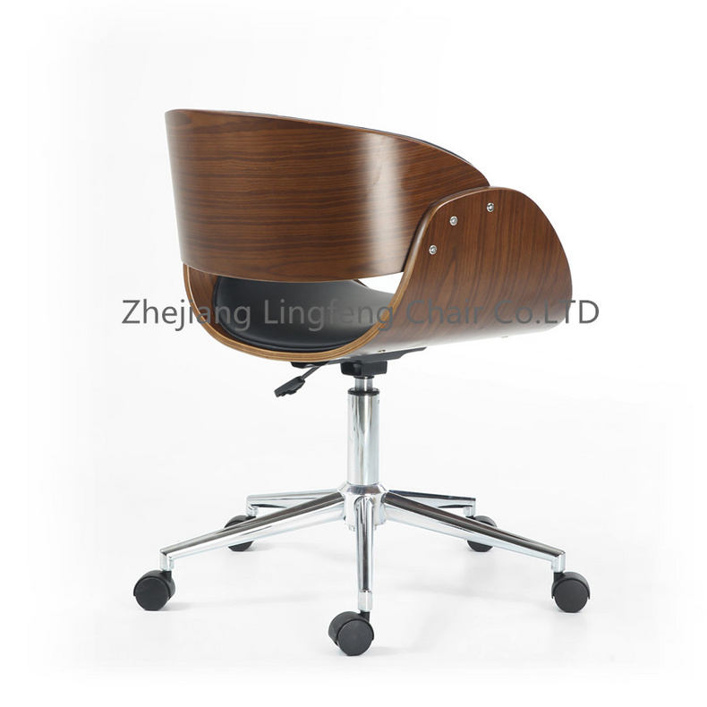 Competitive price Modern bentwood office chair swivel computer chair wooden chair SF-9018