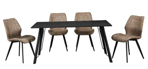 Dining table black color