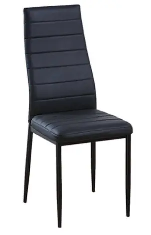 Dining chair with black colour