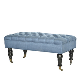 2020 new design tufted bench with castors