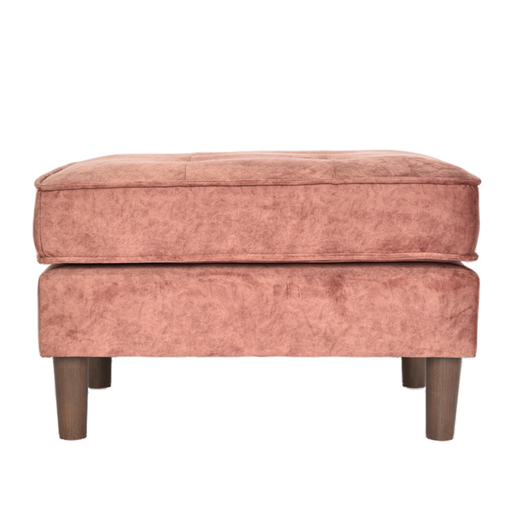 2020 new design pillow top tufted ottoman stool