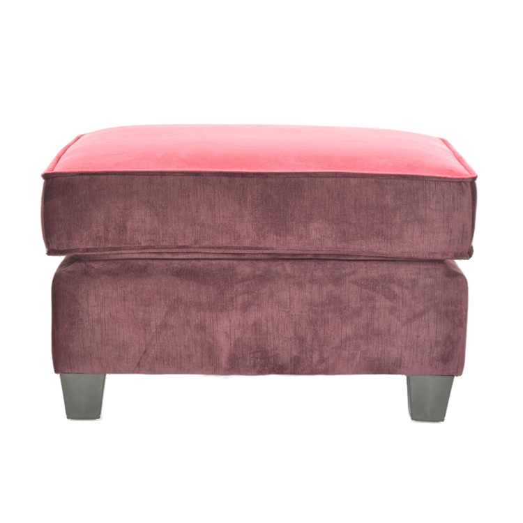 2020 new design ottoman stool with soft foot pad top