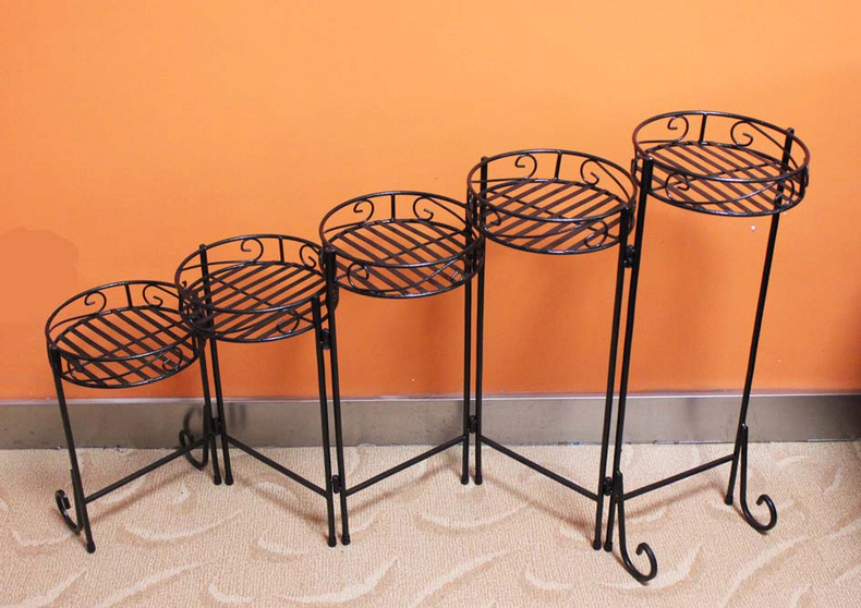 Metal Plant Pot Flower Stand Shelf Holder