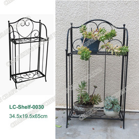 Metal Plant Pot Flower Stand Home Shelf