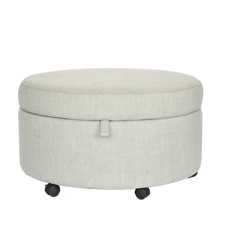 2020 new design storage ottoman with castor