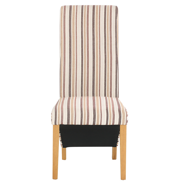 Classic UK style dining chair stripe fabric VS 8012