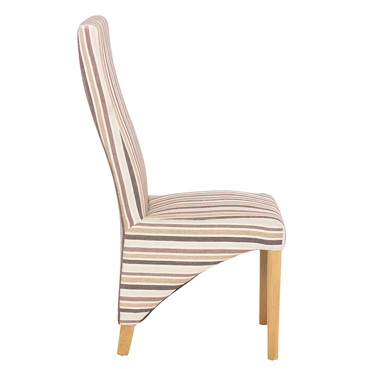 Classic UK style dining chair stripe fabric VS 8012