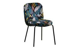 Special design flower fabric dining chair with best price