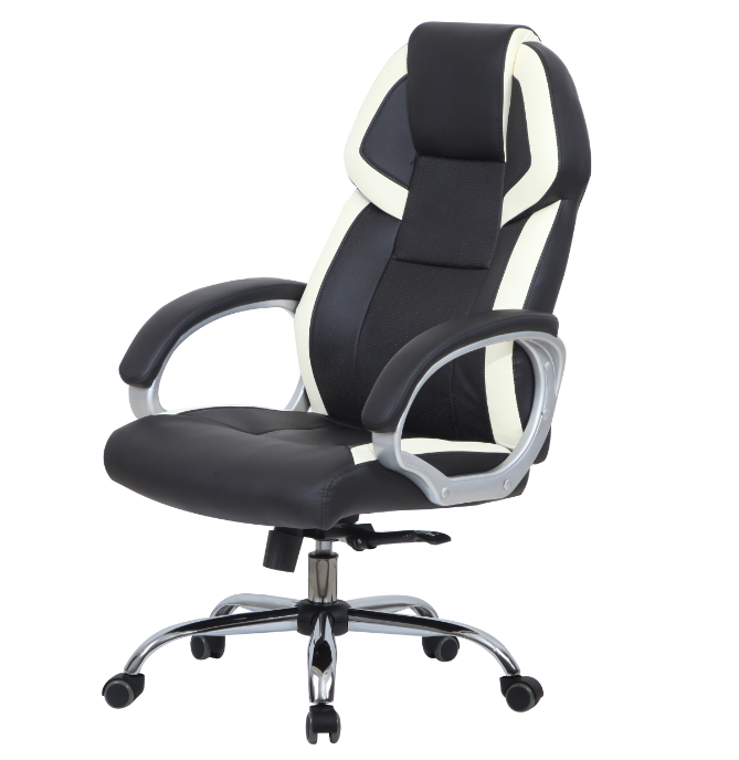 Hot sale M&C High Back Swivel Colorful PU Leather Gaming Chair with Coiled Spring Inside
