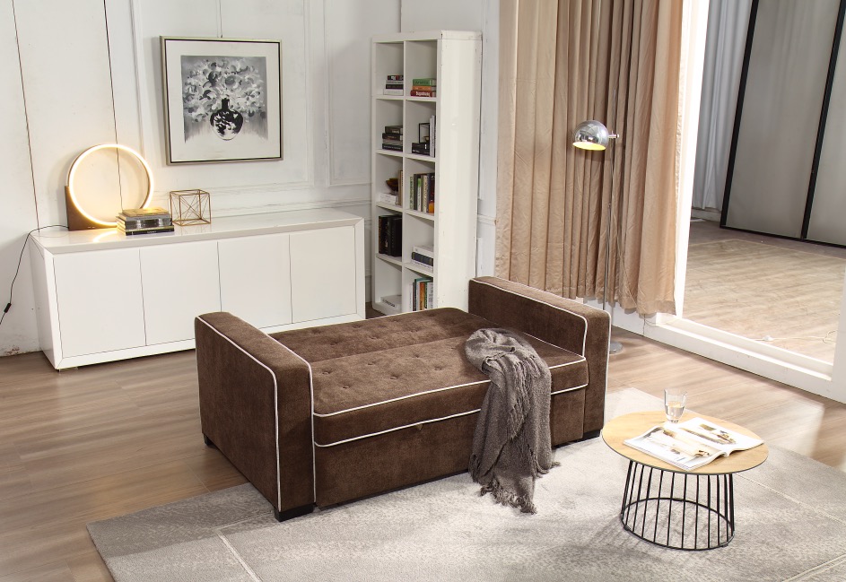 Folding Fabric Sofa Bed