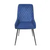 hot sale high quality Dining Room Furniture Modern design comfortable fabric velvet Dining Chair With Metal Legs