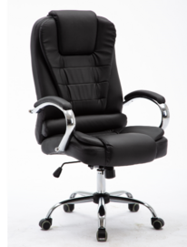 Hot Sale M&C  Black Medium Adjustable Back Lumbar Supported Staff Mesh Office Chair