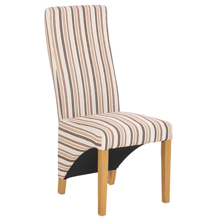 Classic UK style dining chair stripe fabric VS 8012