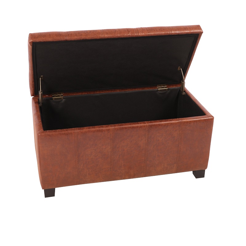 Foldable Storage Ottoman Stool