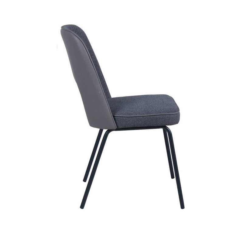 modern fabric leather metal dining chair DC-1768