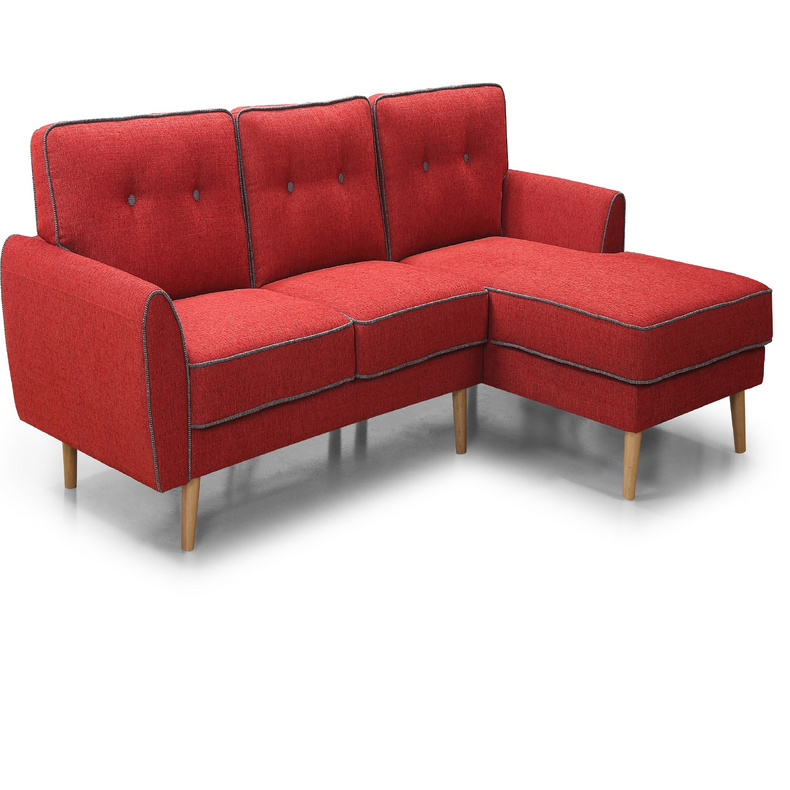 Red Fabric Sofa