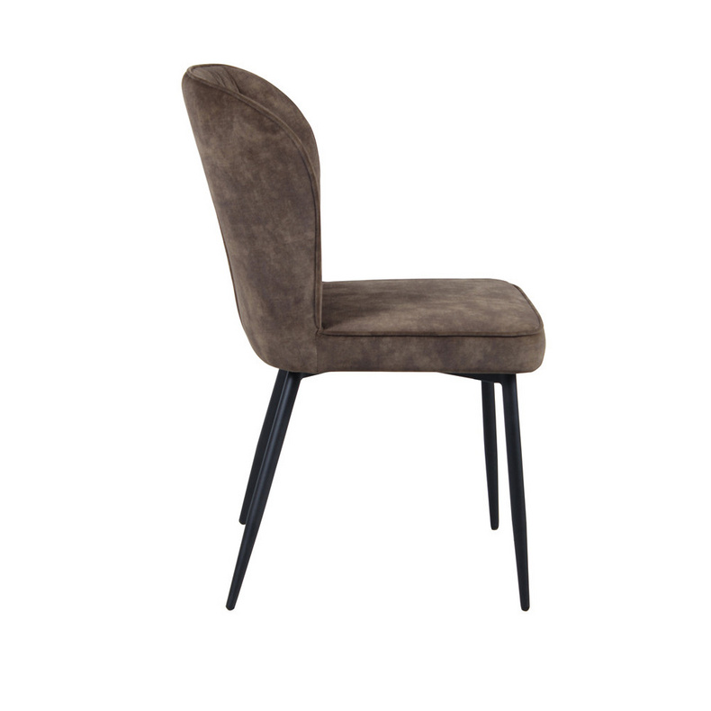 modern fabric pu leather metal dining chair DC-1755