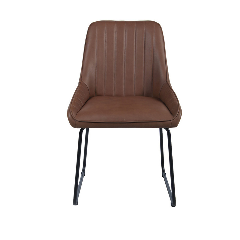 modern pu leather metal dining chair DC-1758