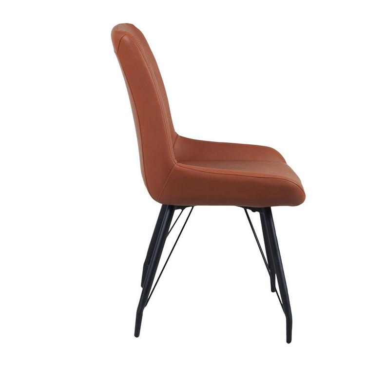 modern pu leather metal dining chair DC-1756