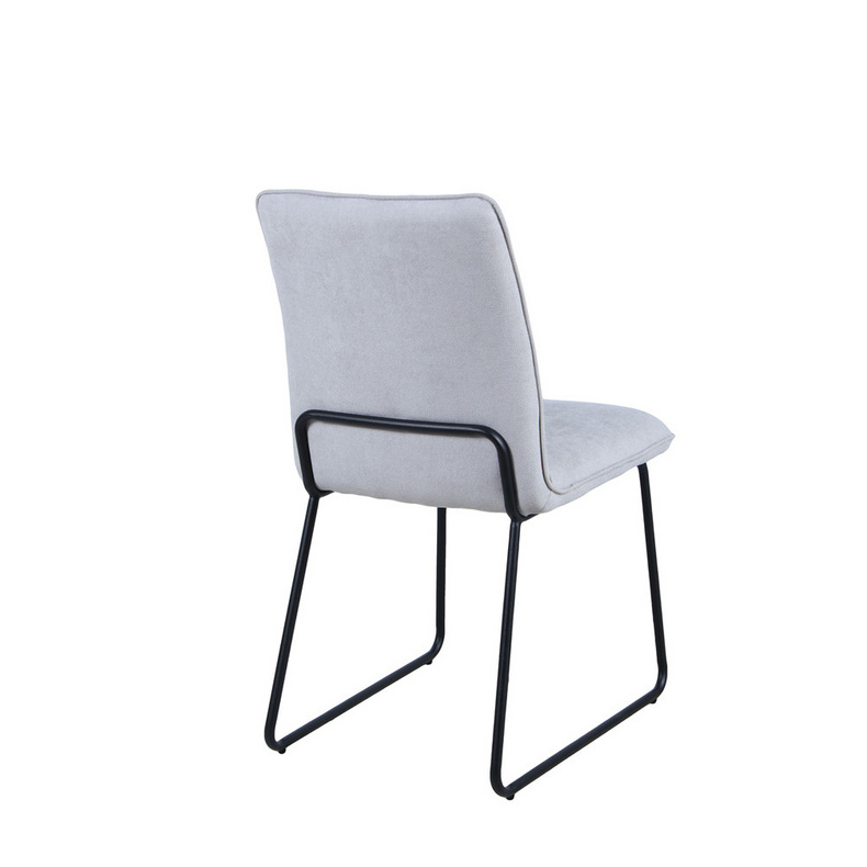 modern fabric pu leather metal dining chair DC-1761