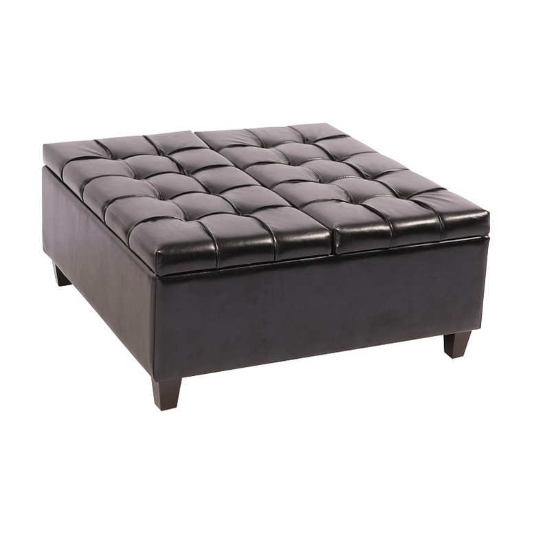 Foldable Storage Ottoman Stool