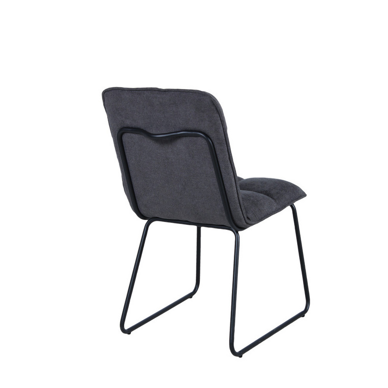 modern fabric pu leather metal dining chair DC-1763