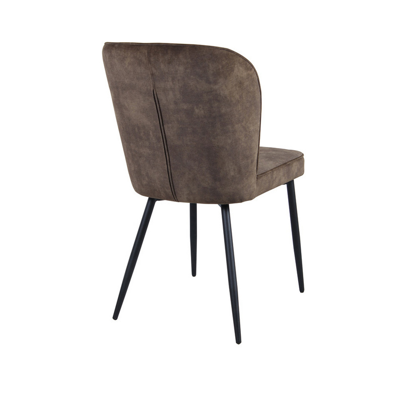 modern fabric pu leather metal dining chair DC-1755