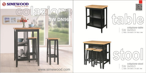 BAR TABLE AND STOOL