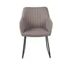 modern fabric pu leather metal dining chair DC-1739