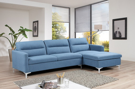 Blue Fabric Sofa