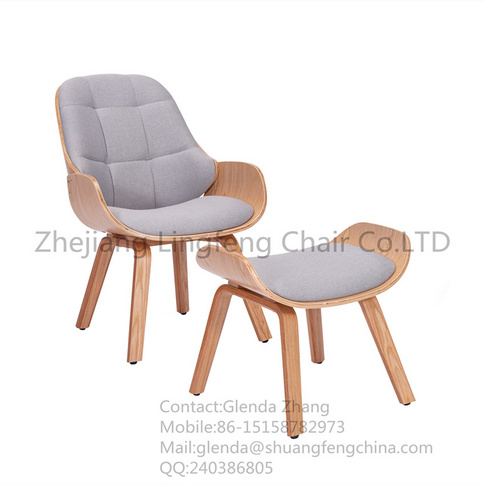Wholesale Cheap Designer Modern Bentwood Upholstered Living Room Relax Mammoth Lounge Chair
