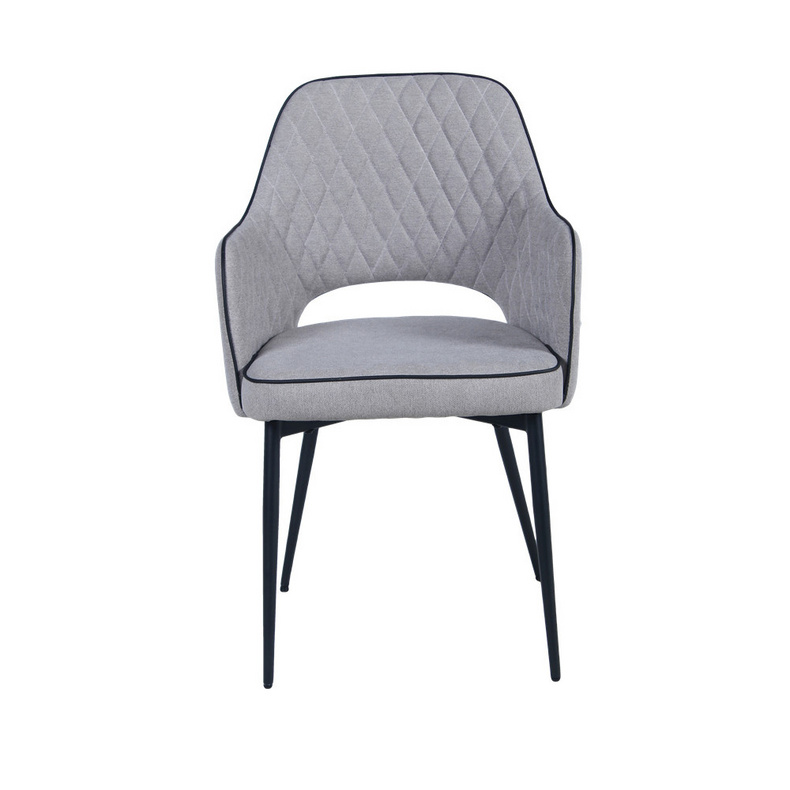 modern fabric leather metal dining chair DC-1770