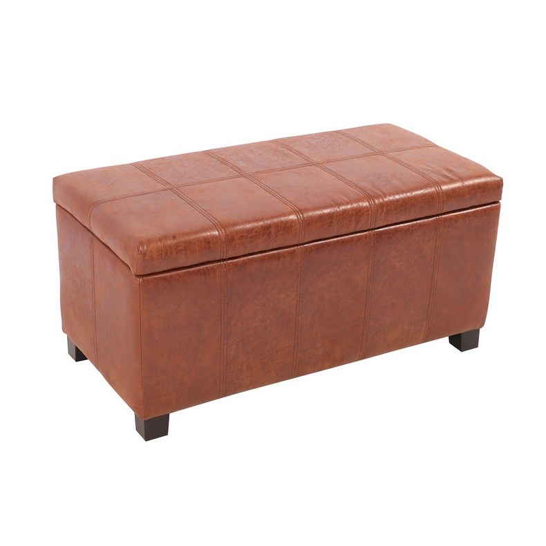 Foldable Storage Ottoman Stool