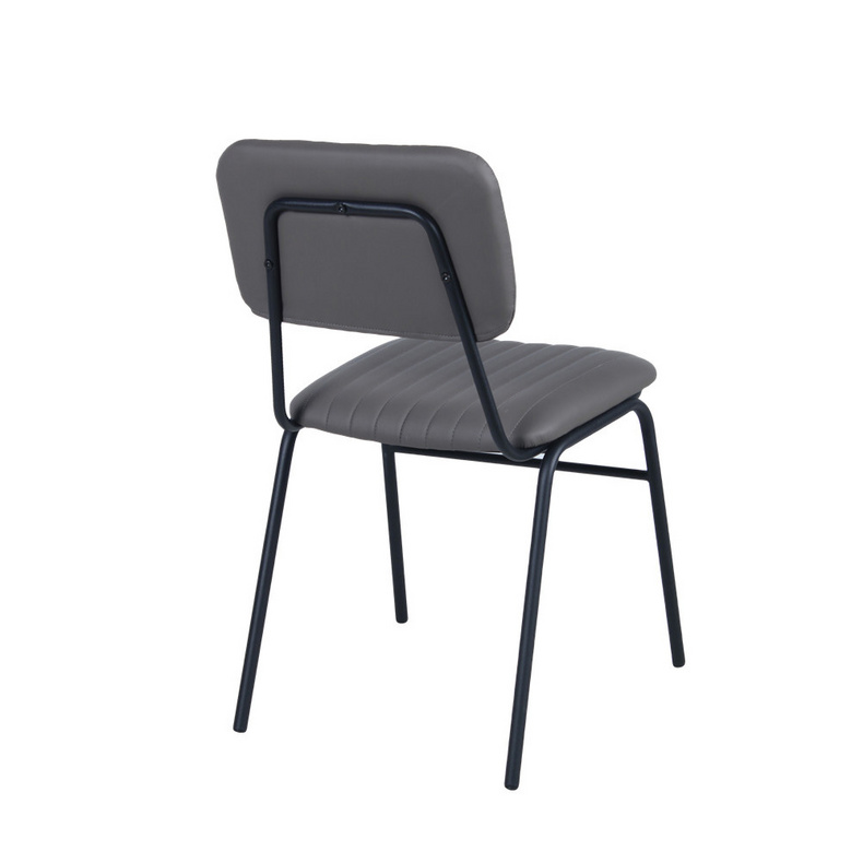 modern pu leather metal dining chair DC-1765