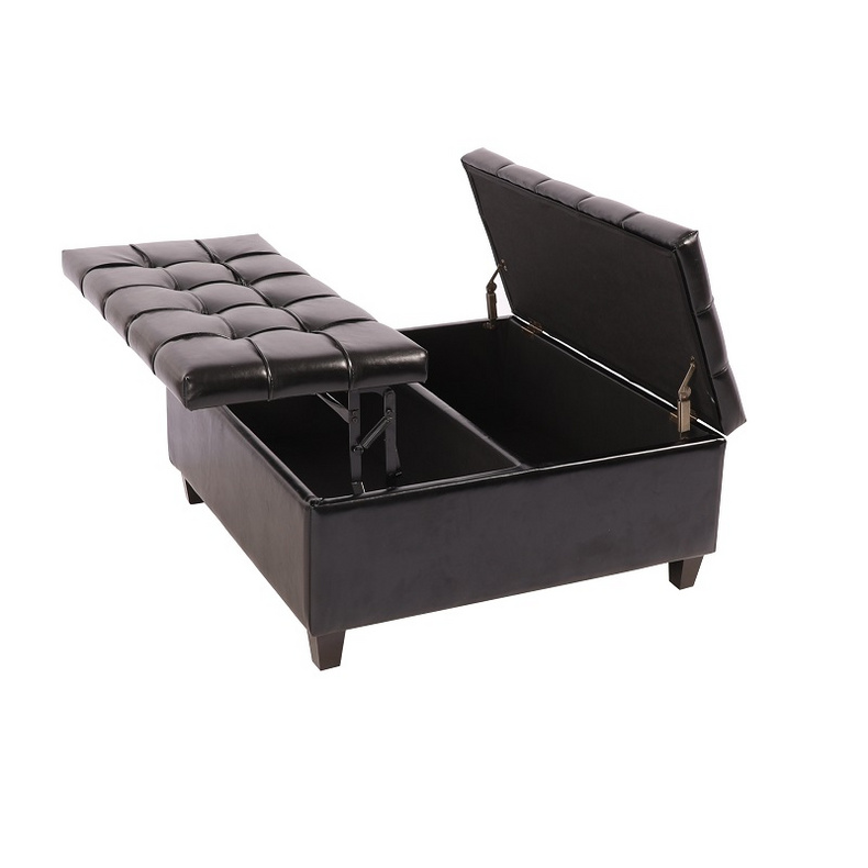 Foldable Storage Ottoman Stool