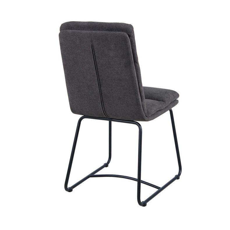 modern fabric pu leather metal dining chair DC-1753