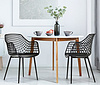 High Quality Home Furniture Modern Design China Factory Plastic Mesh Chair Dining Room PP Seat Plastic Dining chairs